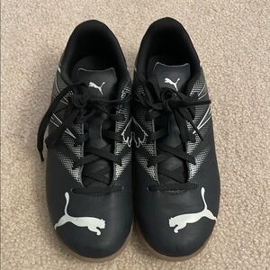 Puma Black and White Athletic Shoes